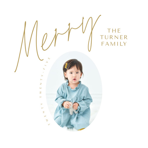 Simple Merry Bamboo Ornament